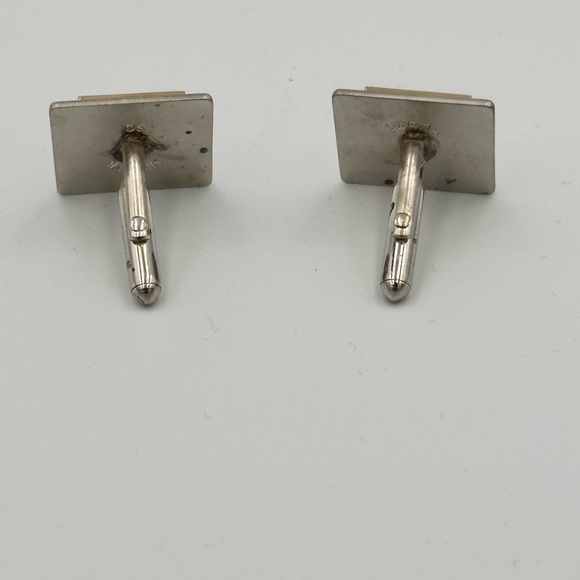 Vintage Script “M” Monogram Initial Letter Cufflinks - Picture 3 of 6